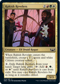 Rakish Revelers : 214/281 STREETS OF NEW CAPENNA - Magic the Gathering Single Card