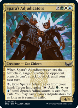 Spara's Adjudicators : 224/281 STREETS OF NEW CAPENNA - Magic the Gathering Single Card