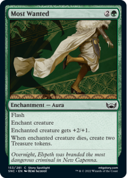 Most Wanted : 153/281 STREETS OF NEW CAPENNA - Magic the Gathering Single Card