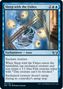 Sleep with the Fishes : 061/281 STREETS OF NEW CAPENNA - Magic the Gathering Single Card