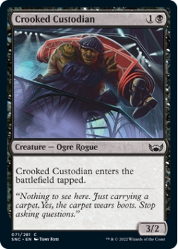Crooked Custodian : 071/281 STREETS OF NEW CAPENNA - Magic the Gathering Single Card