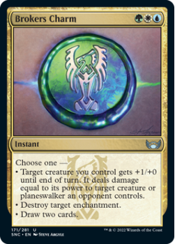 Brokers Charm (FOIL) : 171/281 STREETS OF NEW CAPENNA - Magic the Gathering Single Card
