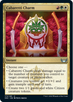 Cabaretti Charm (FOIL) : 173/281 STREETS OF NEW CAPENNA - Magic the Gathering Single Card
