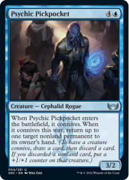 Psychic Pickpocket : 054/281 STREETS OF NEW CAPENNA - Magic the Gathering Single Card