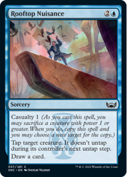 Rooftop Nuisance : 057/281 STREETS OF NEW CAPENNA - Magic the Gathering Single Card