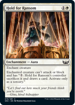 Hold for Ransom : 016/281 STREETS OF NEW CAPENNA - Magic the Gathering Single Card