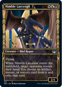 Nimble Larcenist (SHOWCASE) (FOIL) : 321 STREETS OF NEW CAPENNA - Magic the Gathering Single Card
