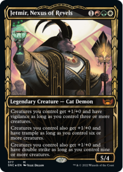 Jetmir, Nexus of Revels (GILDED FOIL) : 377 STREETS OF NEW CAPENNA - Magic the Gathering Single Card