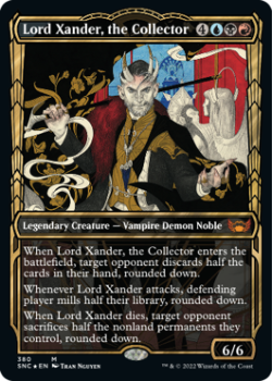 Lord Xander, the Collector (GILDED FOIL) : 380 STREETS OF NEW CAPENNA - Magic the Gathering Single Card