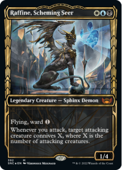 Raffine, Scheming Seer (GILDED FOIL) : 392 STREETS OF NEW CAPENNA - Magic the Gathering Single Card
