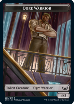 Ogre Warrior Token : 06/017 STREETS OF NEW CAPENNA - Magic the Gathering Single Card