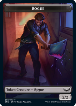Rogue Token : 07/017 STREETS OF NEW CAPENNA - Magic the Gathering Single Card