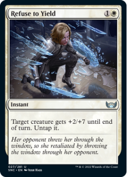 Refuse to Yield : 027/281 STREETS OF NEW CAPENNA - Magic the Gathering Single Card