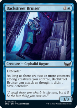 Backstreet Bruiser : 035/281 STREETS OF NEW CAPENNA - Magic the Gathering Single Card