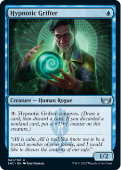 Hypnotic Grifter (FOIL) : 045/281 STREETS OF NEW CAPENNA - Magic the Gathering Single Card