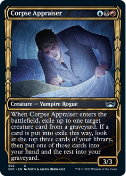 Corpse Appraiser (SHOWCASE) (FOIL) : 302 STREETS OF NEW CAPENNA - Magic the Gathering Single Card