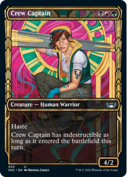 Crew Captain (SHOWCASE) (FOIL) : 303 STREETS OF NEW CAPENNA - Magic the Gathering Single Card