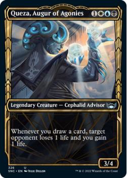 Queza, Augur of Agonies (SHOWCASE) : 326 STREETS OF NEW CAPENNA - Magic the Gathering Single Card