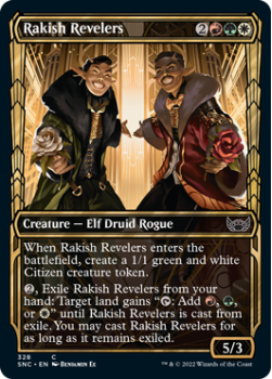 Rakish Revelers (SHOWCASE) : 328 STREETS OF NEW CAPENNA - Magic the Gathering Single Card