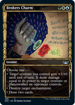 Brokers Charm (SHOWCASE) : 298 STREETS OF NEW CAPENNA - Magic the Gathering Single Card