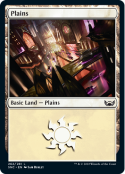 Plains : 262/281 STREETS OF NEW CAPENNA - Magic the Gathering Single Card
