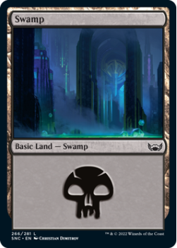 Swamp : 266/281 STREETS OF NEW CAPENNA - Magic the Gathering Single Card