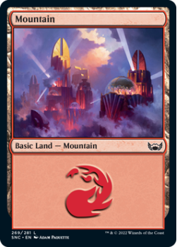 Mountain : 269/281 STREETS OF NEW CAPENNA - Magic the Gathering Single Card