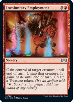 Involuntary Employment : 110/281 STREETS OF NEW CAPENNA - Magic the Gathering Single Card