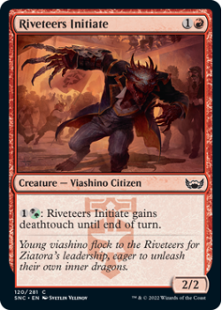 Riveteers Initiate : 120/281 STREETS OF NEW CAPENNA - Magic the Gathering Single Card