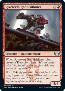 Riveteers Requisitioner : 121/281 STREETS OF NEW CAPENNA - Magic the Gathering Single Card