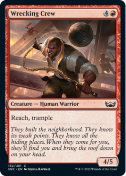 Wrecking Crew : 132/281 STREETS OF NEW CAPENNA - Magic the Gathering Single Card