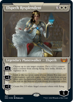 Elspeth Resplendent (SHOWCASE) (ETCHED FOIL) : 441 STREETS OF NEW CAPENNA - Magic the Gathering Single Card