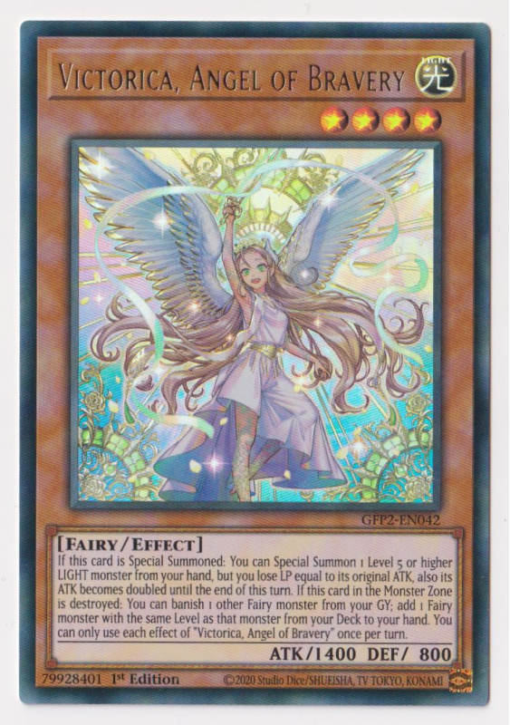 Victorica, Angel of Bravery (Ultra Rare) : GFP2-EN042 - Yu-Gi-Oh! Single Card Victorica, Angel of Bravery (Ultra Rare) : GFP2-EN042 - Yu-Gi-Oh! Single Card