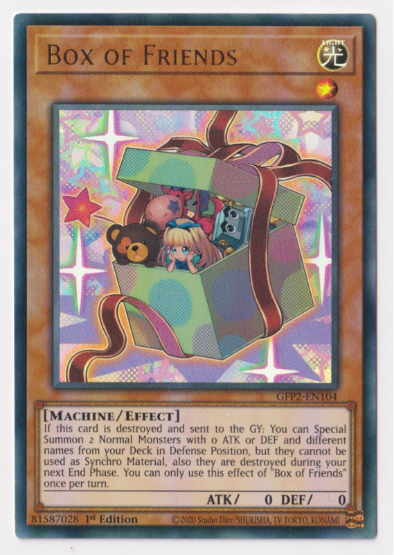 Box of Friends (Ultra Rare) : GFP2-EN104 - Yu-Gi-Oh! Single Card Box of Friends (Ultra Rare) : GFP2-EN104 - Yu-Gi-Oh! Single Card