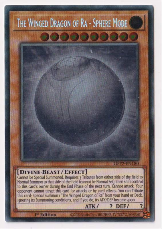 The Winged Dragon of Ra - Sphere Mode (Ghost Rare) : GFP2-EN180 - Yu-Gi ...