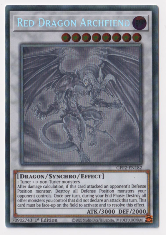Red Dragon Archfiend (Ghost Rare) : GFP2-EN182 - Yu-Gi-Oh! Single Card Red Dragon Archfiend (Ghost Rare) : GFP2-EN182 - Yu-Gi-Oh! Single Card