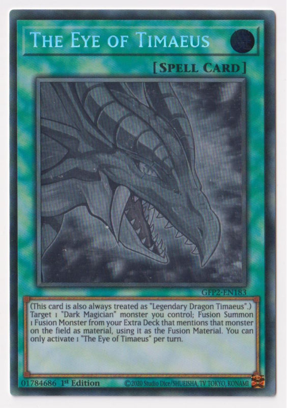 The Eye of Timaeus (Ghost Rare) : GFP2-EN183 - Yu-Gi-Oh! Single Card The Eye of Timaeus (Ghost Rare) : GFP2-EN183 - Yu-Gi-Oh! Single Card