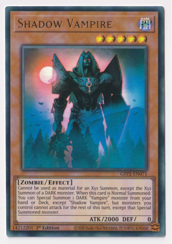 Shadow Vampire (Ultra Rare) : GFP2-EN071 - Yu-Gi-Oh! Single Card Shadow Vampire (Ultra Rare) : GFP2-EN071 - Yu-Gi-Oh! Single Card