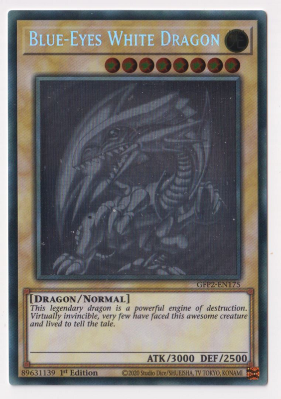Blue-Eyes White Dragon (Ghost Rare) : GFP2-EN175 - Yu-Gi-Oh! Single Card Blue-Eyes White Dragon (Ghost Rare) : GFP2-EN175 - Yu-Gi-Oh! Single Card