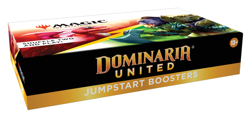 Magic the Gathering: Dominaria United - Jumpstart Booster Box (18 Packs) Magic the Gathering: Dominaria United - Jumpstart Booster Box (18 Packs)