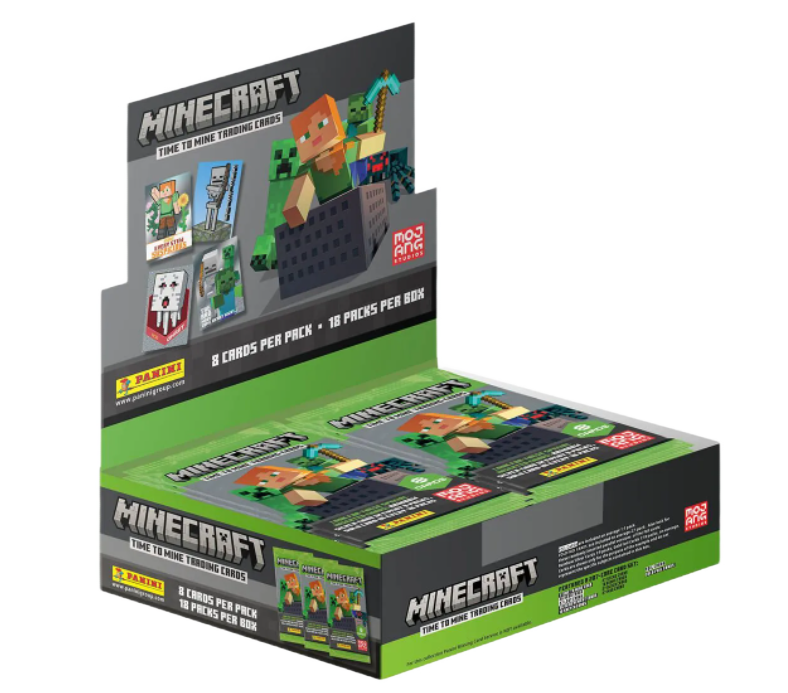Minecraft Time to Mine Trading Cards - Box of 18 Packets