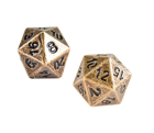 Ultra Pro Heavy Metal D20 2-Dice Set - Antique Bronze - Image 2