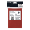 Ultra Pro PRO-Gloss 100ct Standard Deck Protector sleeves: Red - Image 2