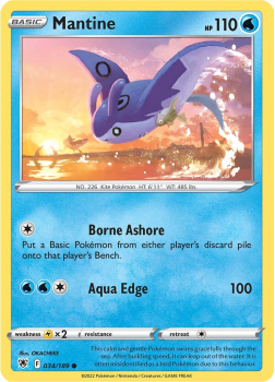 Mantine : SWORD AND SHIELD ASTRAL RADIANCE 34/189 - Pokemon Single Card