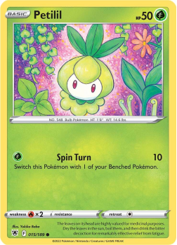 Petilil : SWORD AND SHIELD ASTRAL RADIANCE 15/189 - Pokemon Single Card
