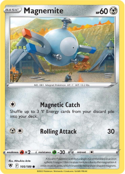 Magnemite : SWORD AND SHIELD ASTRAL RADIANCE 105/189 - Pokemon Single Card