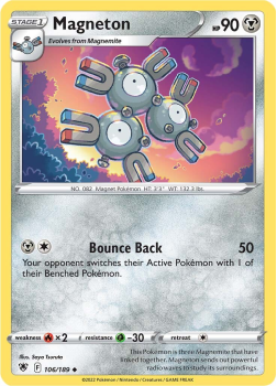 Magneton : SWORD AND SHIELD ASTRAL RADIANCE 106/189 - Pokemon Single Card