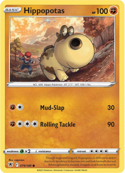 Hippopotas : SWORD AND SHIELD ASTRAL RADIANCE 79/189 - Pokemon Single Card