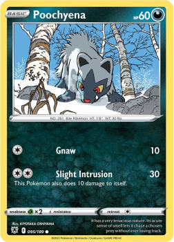 Poochyena : SWORD AND SHIELD ASTRAL RADIANCE 95/189 - Pokemon Single Card