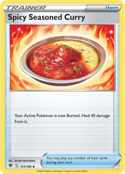 Spicy Seasoned Curry : SWORD AND SHIELD ASTRAL RADIANCE 151/189 - Pokemon Single Card